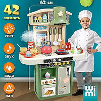 16861B Детская кухня Home Kitchen, вода, свет, звук, пар, 42 предмета