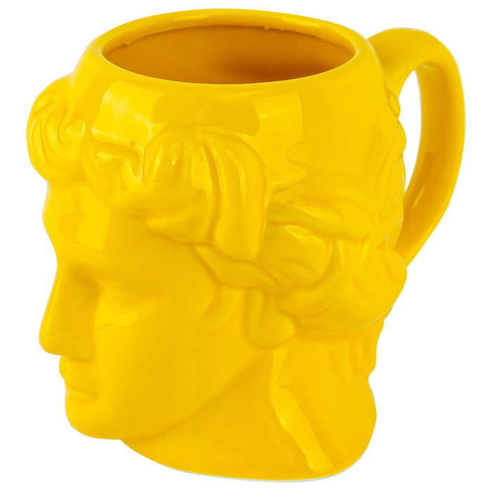 Кружка "Голова Давида" жёлтая 600мл DV-H-1328Y - фото 1 - id-p219732973