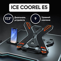 Подставка для ноутбука ICE COOREL E5 (черный), фото 2