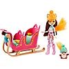 Игровой набор Enchantimals Рождественские сани кукла+питомец GJX31, фото 4