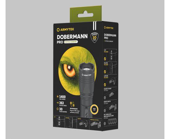 Тактический фонарь Armytek Dobermann Pro Magnet USB Warm. - фото 3 - id-p219740981