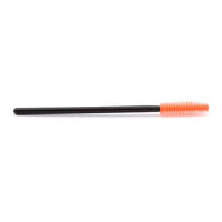 Щёточка для ресниц силиконовая, 1 штука (№ 217, Оранжевая с чёрной палочкой - 1 штука) - фото 2 - id-p202748322