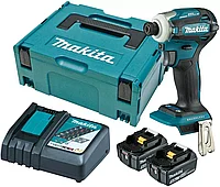 Шуруповерт ударный (винтоверт) бесщеточный Makita DTD172RTJ (4 режима, 180 Нм, 2 АКБ 5 А/ч, кейс MakPac)