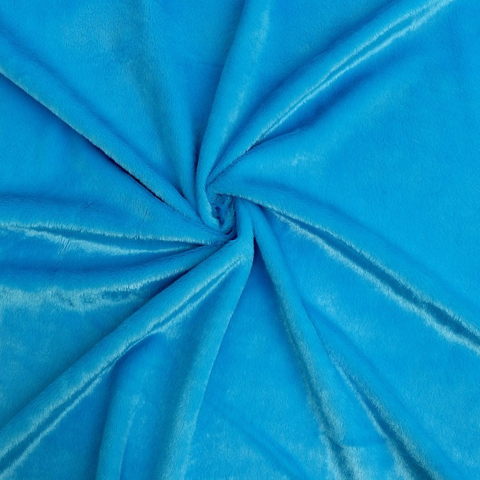Лоскут Мех на трикотажной основе, 100*150см,цвет голубой - фото 1 - id-p219756139