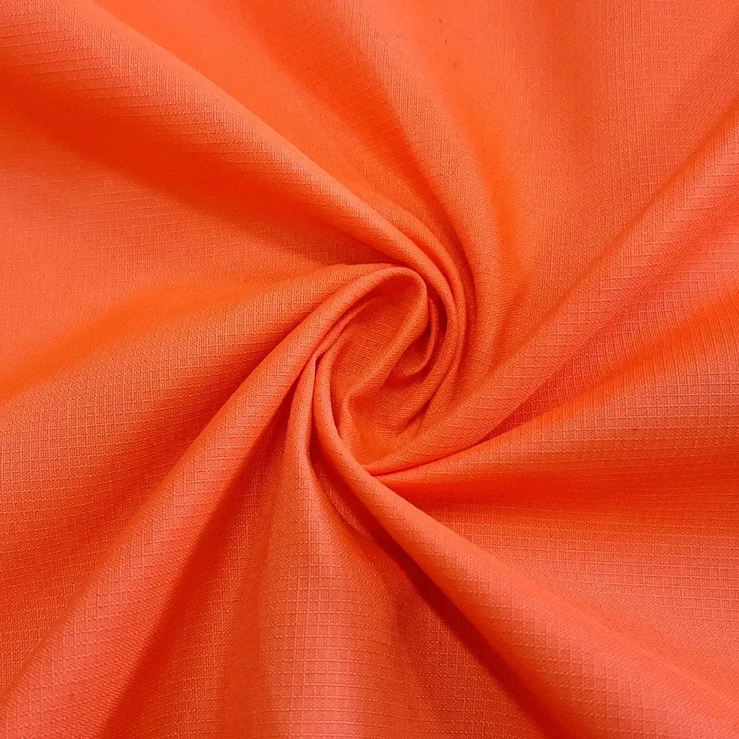 Ткань курточная RIPSTOP (оранжевый цвет)