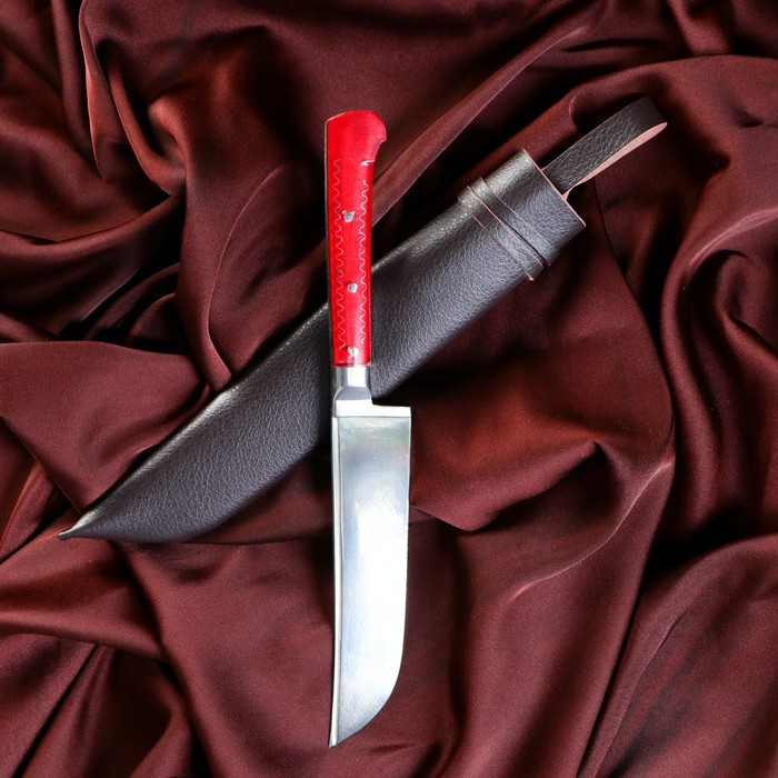 Нож Пчак Шархон - оргстекло, ёрма, гарда олово ШХ-15, клинок 11-12 см МИКС - фото 1 - id-p219756466