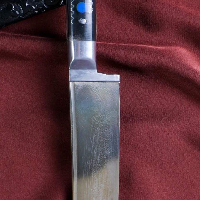 Нож Пчак Шархон - оргстекло, ёрма, гарда олово ШХ-15, клинок 11-12 см МИКС - фото 8 - id-p219756466