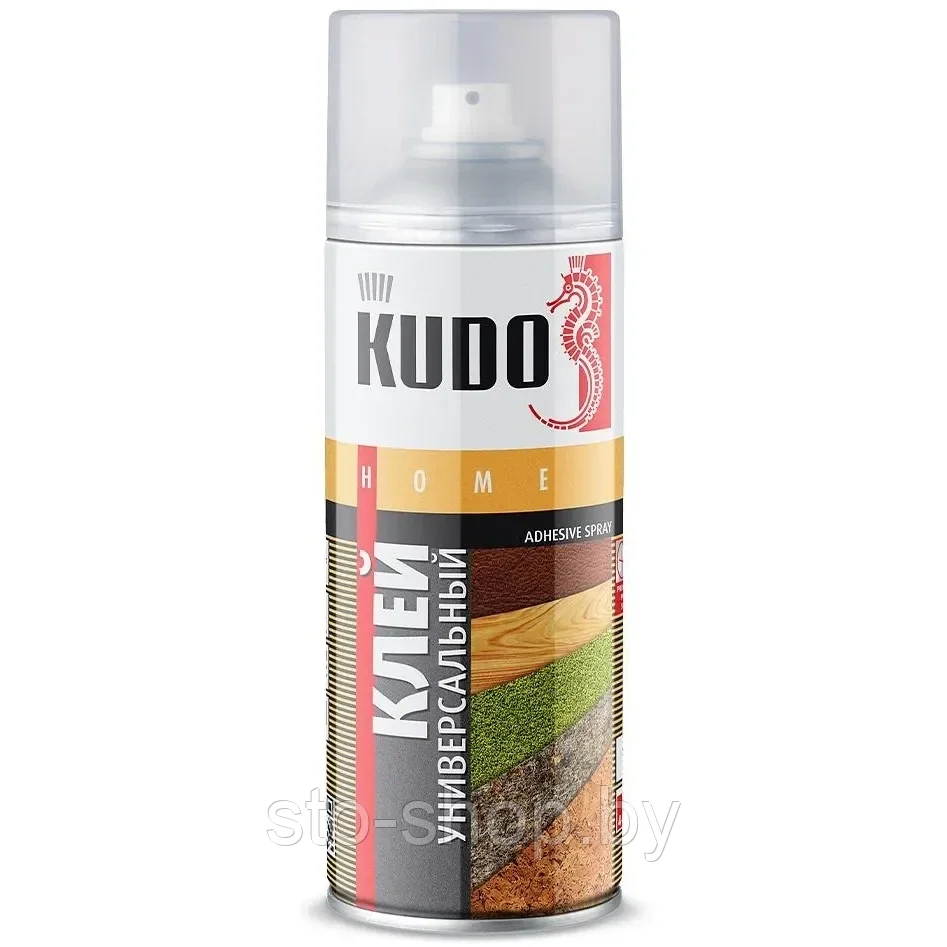 Клей аэрозольный универсальный KUDO Adhesive Spray (объем 520мл) - фото 1 - id-p219758756