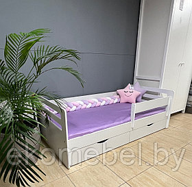 Кровать с бортиком "Мода" (90х190 см) МДФ