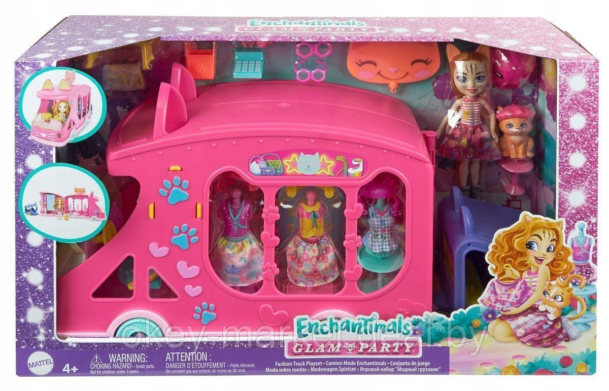 Игровой набор Mattel Enchantimals Большая машина с куклой-кошкой и питомцем - фото 10 - id-p219762408