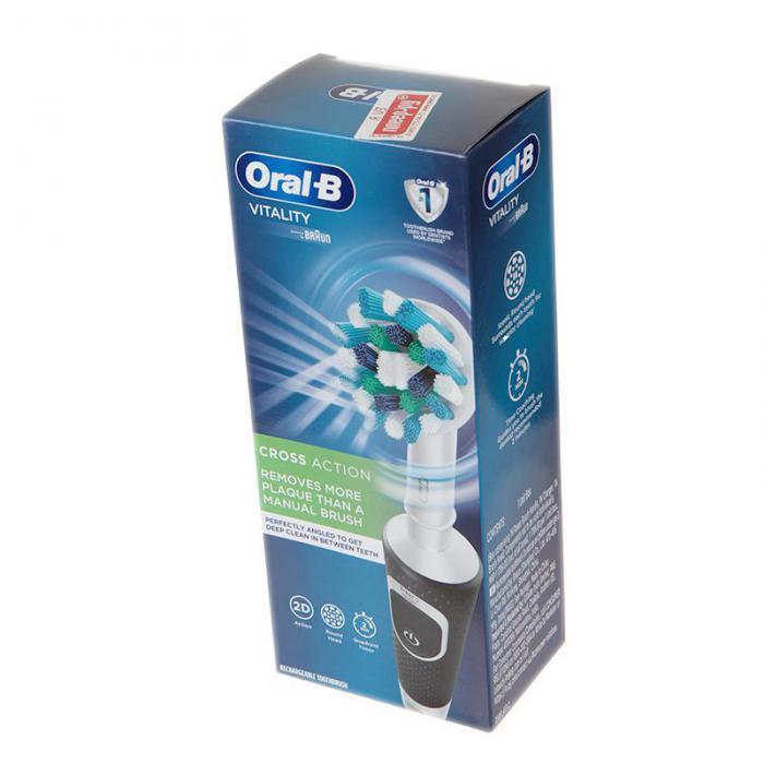 Зубная электрощетка Braun Oral-B Vitality D100.413.2 Cross Action Black - фото 1 - id-p218290713