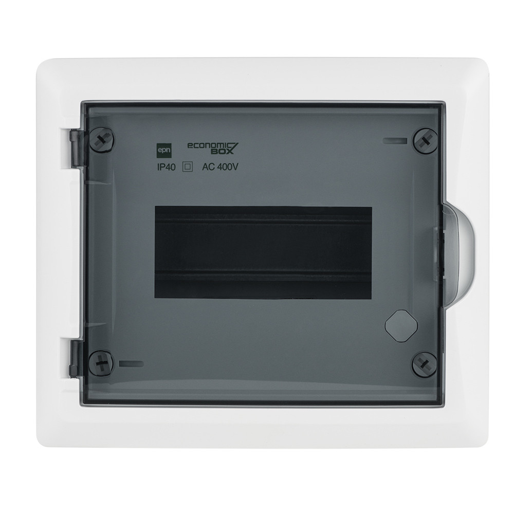 Elektro-Plast ECO BOX 8M дымчатая дверь, IP40 электрощит встраиваемый 2502-01 - фото 1 - id-p219652801
