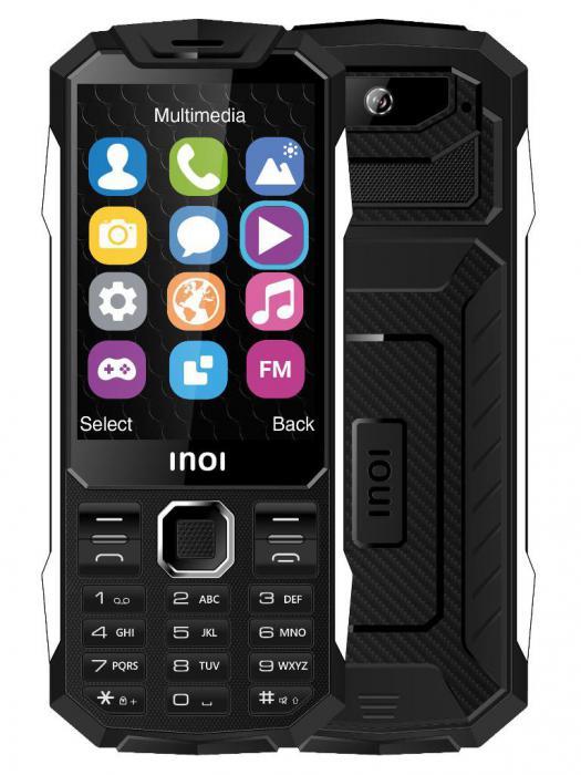 Кнопочный сотовый телефон Inoi 354Z черный мобильный - фото 1 - id-p219628370