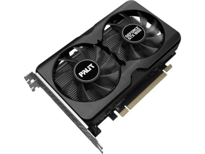 Видеокарта Palit GeForce GTX 1650 GP 1410MHz PCI-E 3.0 4096Mb 8000MHz 128 bit  HDMI 2xDisplayPort