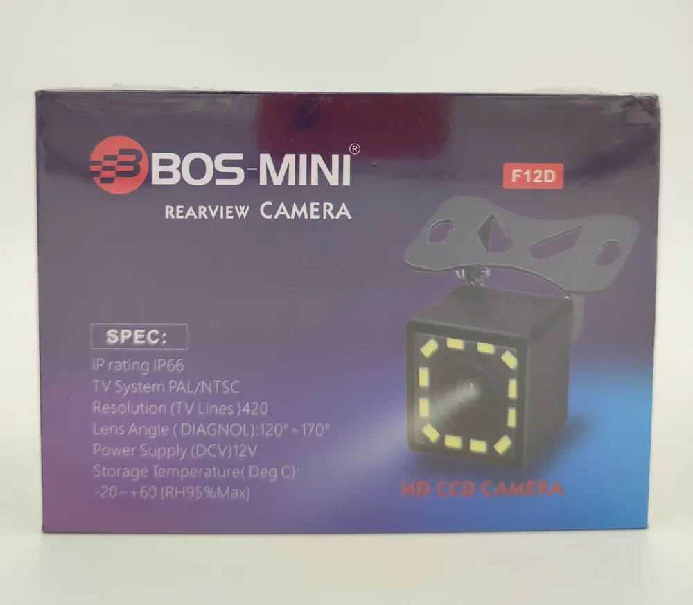 Камера заднего вида для автомобиля Bos - mini F12D HD - фото 3 - id-p219782780
