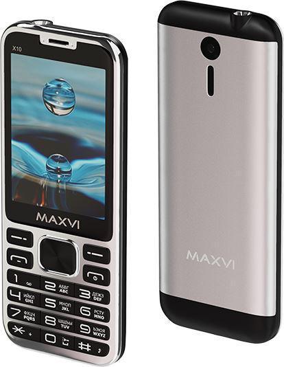 MAXVI X10 Metallic Silver (2 SIM) - фото 8 - id-p219709634