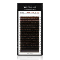 Ресницы коричневые TimBale Dark Chocolate, 20 линий (D 0.10 13 мм)