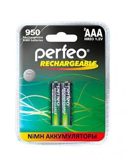 Аккумулятор AAA - Perfeo 950mAh (2 штуки) PF AAA950/2BL PL