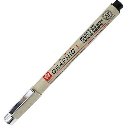 Ручка капиллярная "PIGMA GRAPHIC", 1.0 мм, черный - фото 1 - id-p219782845