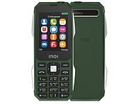 Кнопочный сотовый телефон Inoi 244Z зеленый мобильный