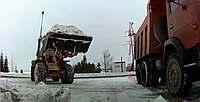 Уборка снега Амкодором