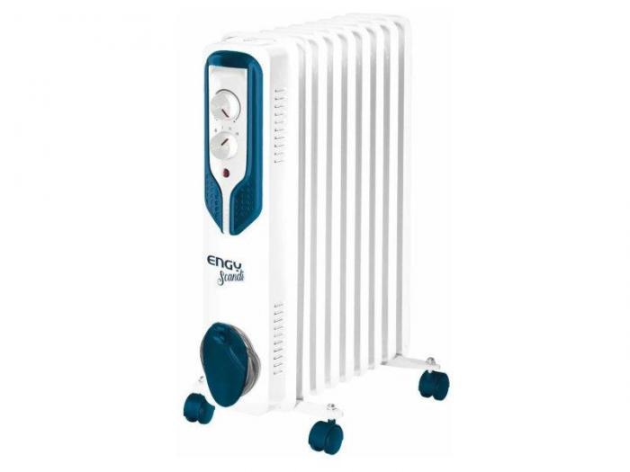Обогреватель масляный радиатор Engy EN-2509 Scandi электрический напольный бытовой для помещений дома дачи - фото 1 - id-p219545343