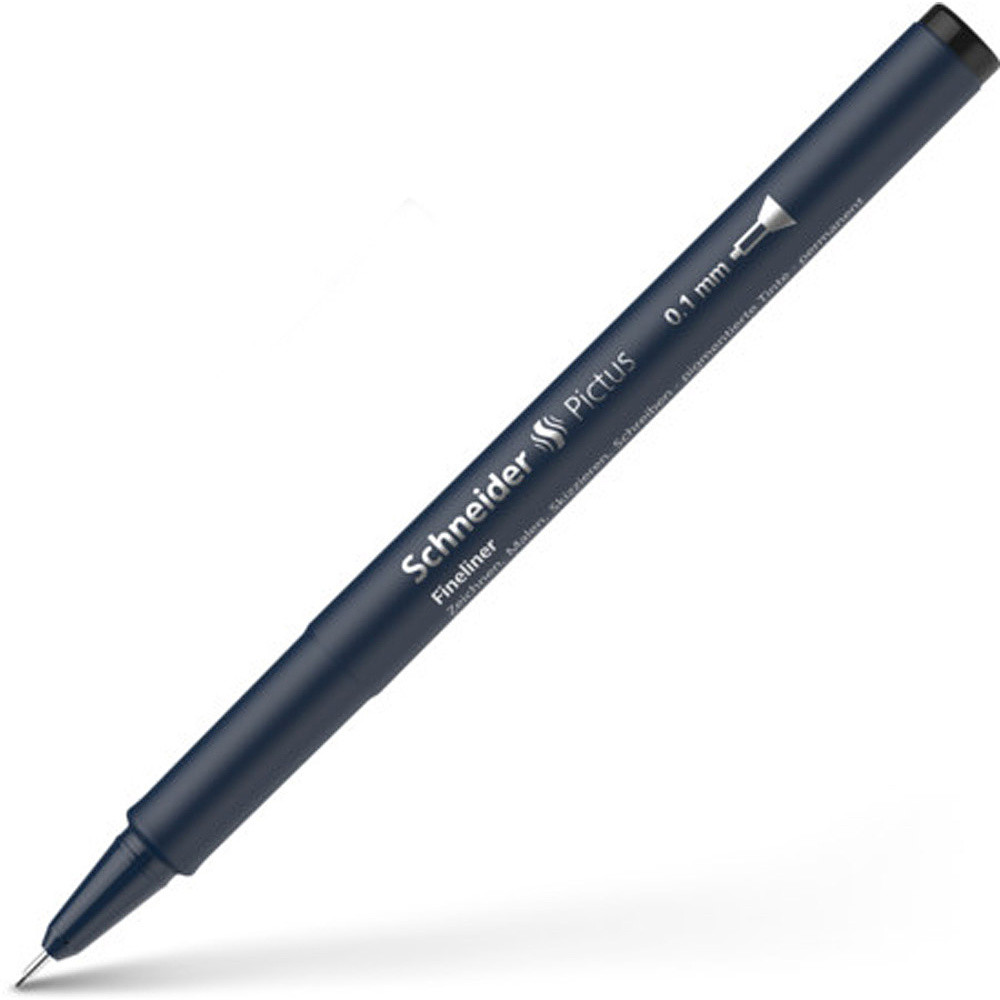 Ручка капиллярная "SCHNEIDER FINELINER PICTUS", 0.1 мм, черный - фото 1 - id-p219783311