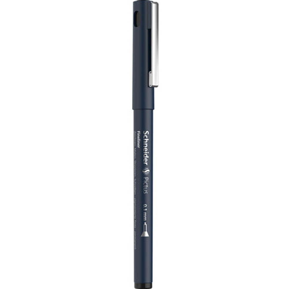 Ручка капиллярная "SCHNEIDER FINELINER PICTUS", 0.1 мм, черный - фото 3 - id-p219783311