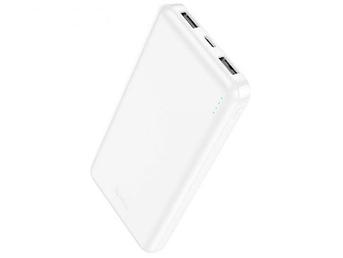 Внешний аккумулятор Hoco Power Bank J100 High-Ranking 10000mAh белый Пауэрбанк для зарядки телефона