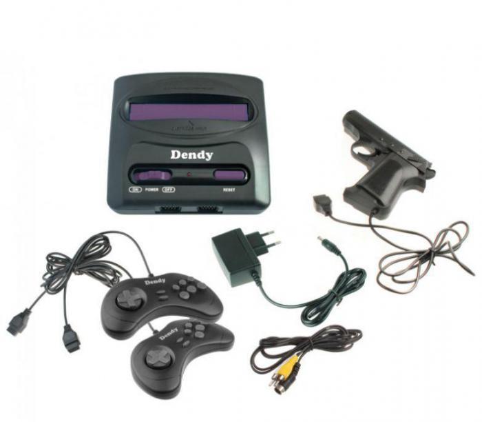 Стационарная детская игровая приставка консоль к телевизору DENDY Shooter 260 игр + световой пистолет - фото 1 - id-p219583472