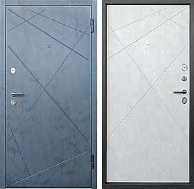 ПРОМЕТ "Луара" Бетон (2050х860 Правая) | Входная металлическая дверь