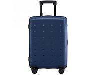 Дорожный пластиковый чемодан на колесах Xiaomi MI Luggage Youth Edition 24 синий на колесиках с ручкой