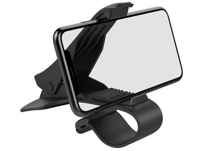 Автомобильный держатель для телефона в машину автомобиль Hoco CA50 In-Car Dashboard Phone Holder Black - фото 1 - id-p219684794