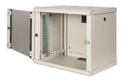 Шкаф коммутационный LANDE LN-PR16U6045-LG-111 настенный, стеклянная передняя дверь, 16U, 600x818x450 мм - фото 2 - id-p219684140