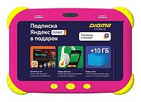 7" Детский планшет Digma CITI Kids 2/32 GB MT8321 3G, 1024 x 600, Android 9.0, розовый [cs7216mg]