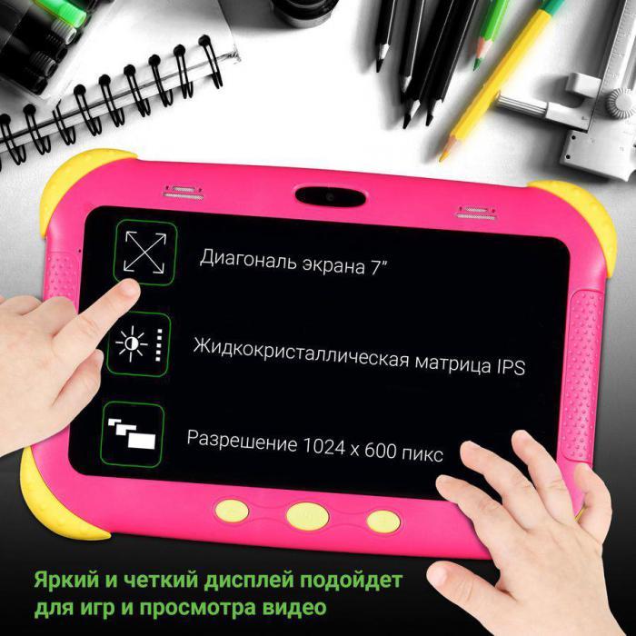 Детский планшет Digma CITI Kids 7", 2GB, 32GB, 3G, Wi-Fi, Android 9.0 розовый [cs7216mg] - фото 6 - id-p219684502
