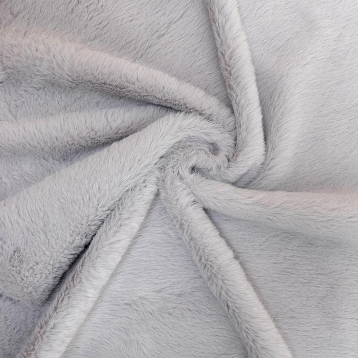 Лоскут Мех на трикотажной основе, 100*150см,цвет серый - фото 1 - id-p219783618