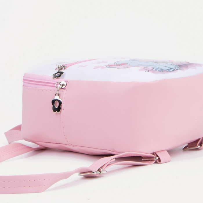 Рюкзак на молнии, цвет розовый - фото 3 - id-p219783765