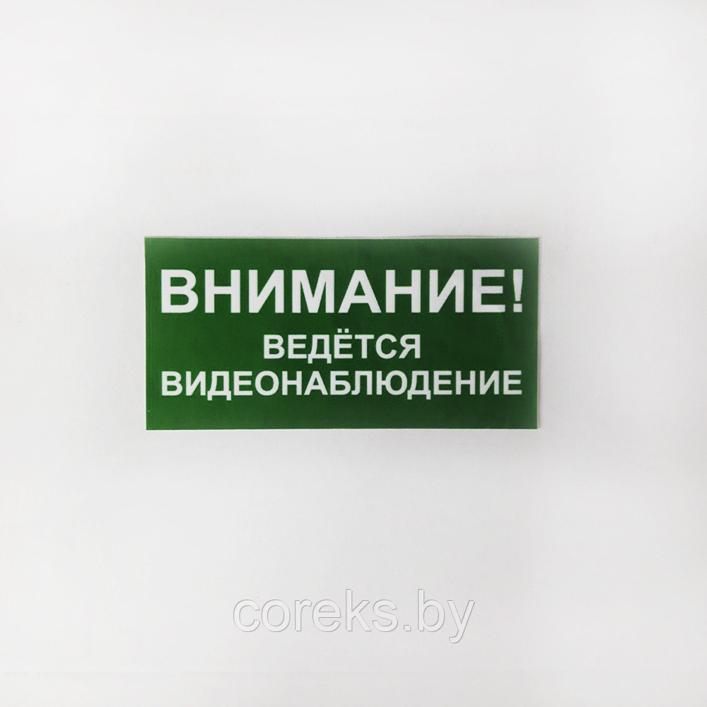 Набор наклеек (5 шт.) "Ведется видеонаблюдение" (размер 20*9 см) - фото 1 - id-p219783915