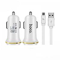 HOCO (6957531040194) Z1 2USB 2.1A MicroUSB белый