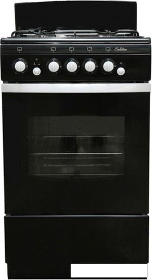 Кухонная плита De luxe 5040.36Г (Щ) (черная) - фото 1 - id-p219688893