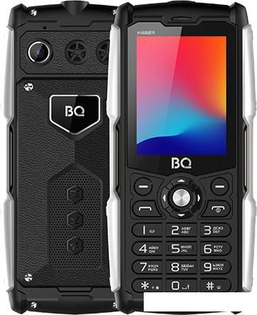 Мобильный телефон BQ-Mobile BQ-2449 Hammer (черный) - фото 1 - id-p219688972