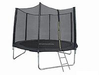 Батут GetActive Jump 8ft-244 см 08348S2Y-L с лестницей, сеткой (черный)