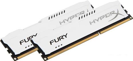 Оперативная память HyperX Fury White 2x4GB KIT DDR3 PC3-12800 HX316C10FWK2/8, фото 2