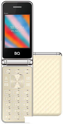Смартфон BQ-Mobile BQ-2445 Dream (бежевый) - фото 1 - id-p219689129