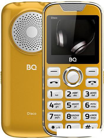 Кнопочный телефон BQ-Mobile BQ-2005 Disco (золотистый) - фото 1 - id-p219689256