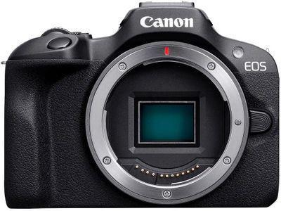 Беззеркальный фотоаппарат Canon EOS R100 kit ( RF-S 18-45mm f/4.5-6.3 IS STM), черный [6052c012] - фото 4 - id-p219631241