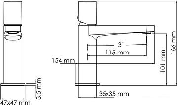 Смеситель Wasserkraft Naab 8603, фото 2