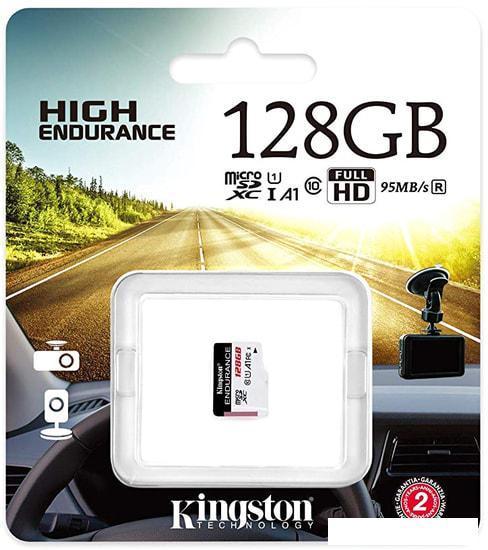 Карта памяти Kingston High Endurance microSDXC 128GB - фото 3 - id-p219689418
