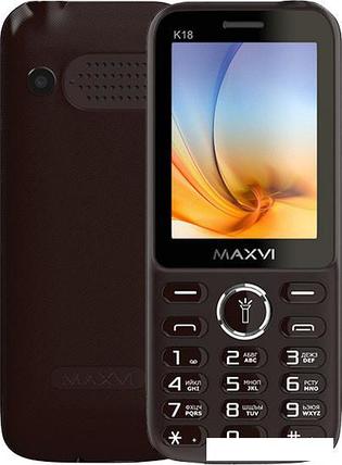 Мобильный телефон Maxvi K18 (коричневый), фото 2
